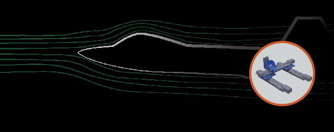 3-Axis Wind Tunnel Gantry